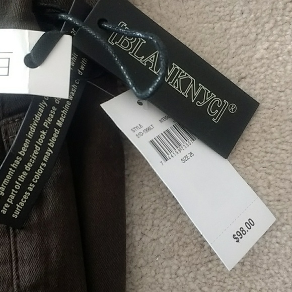 NWT Blank NYC Intergalactic Green Skinny Leg Jeans - Picture 5 of 7